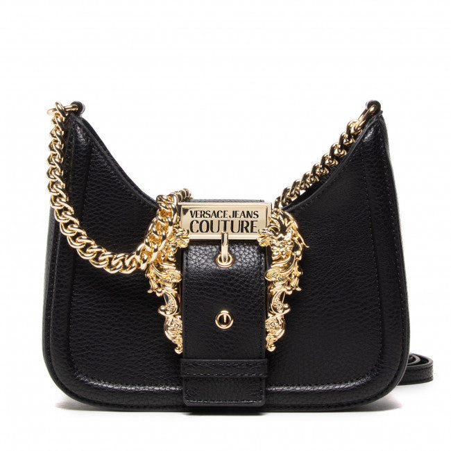 Versace Jeans Couture logo-buckle shoulder bag mini