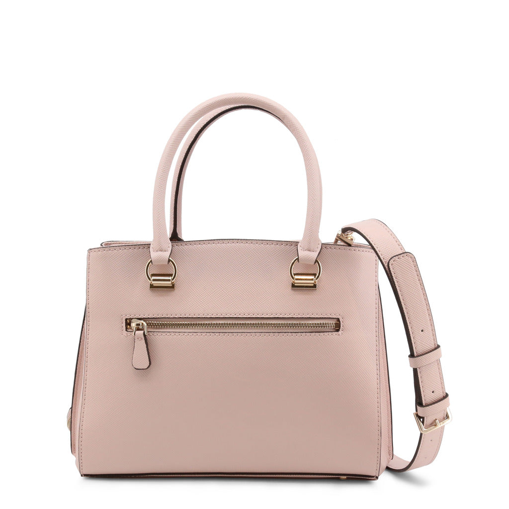 Guess ALEXIE SAFFIANO HANDBAG PINK